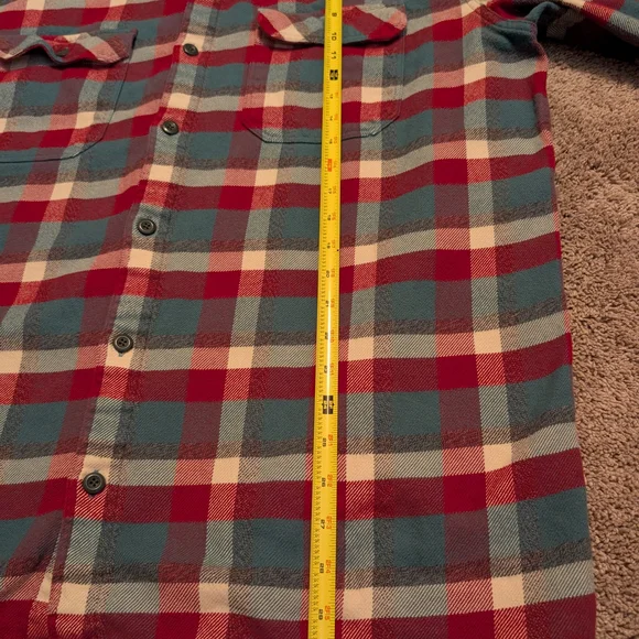 Men's Patagonia Organic Cotton Flannel Shirt Size XL - Picture 8 of 9
